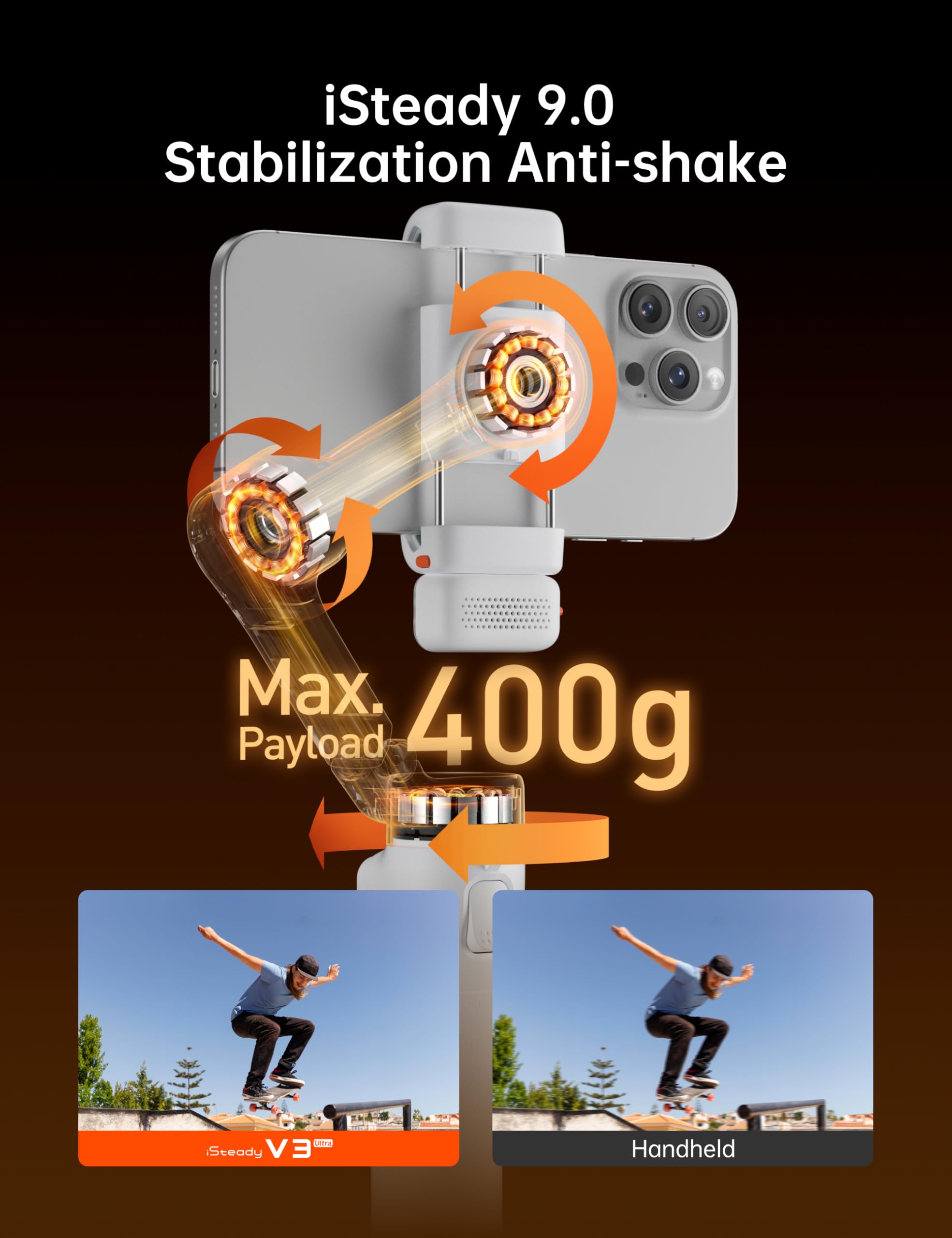 Amazon.co.jp: Hohem iSteady V3 ウルトラジンバルスタビライザー